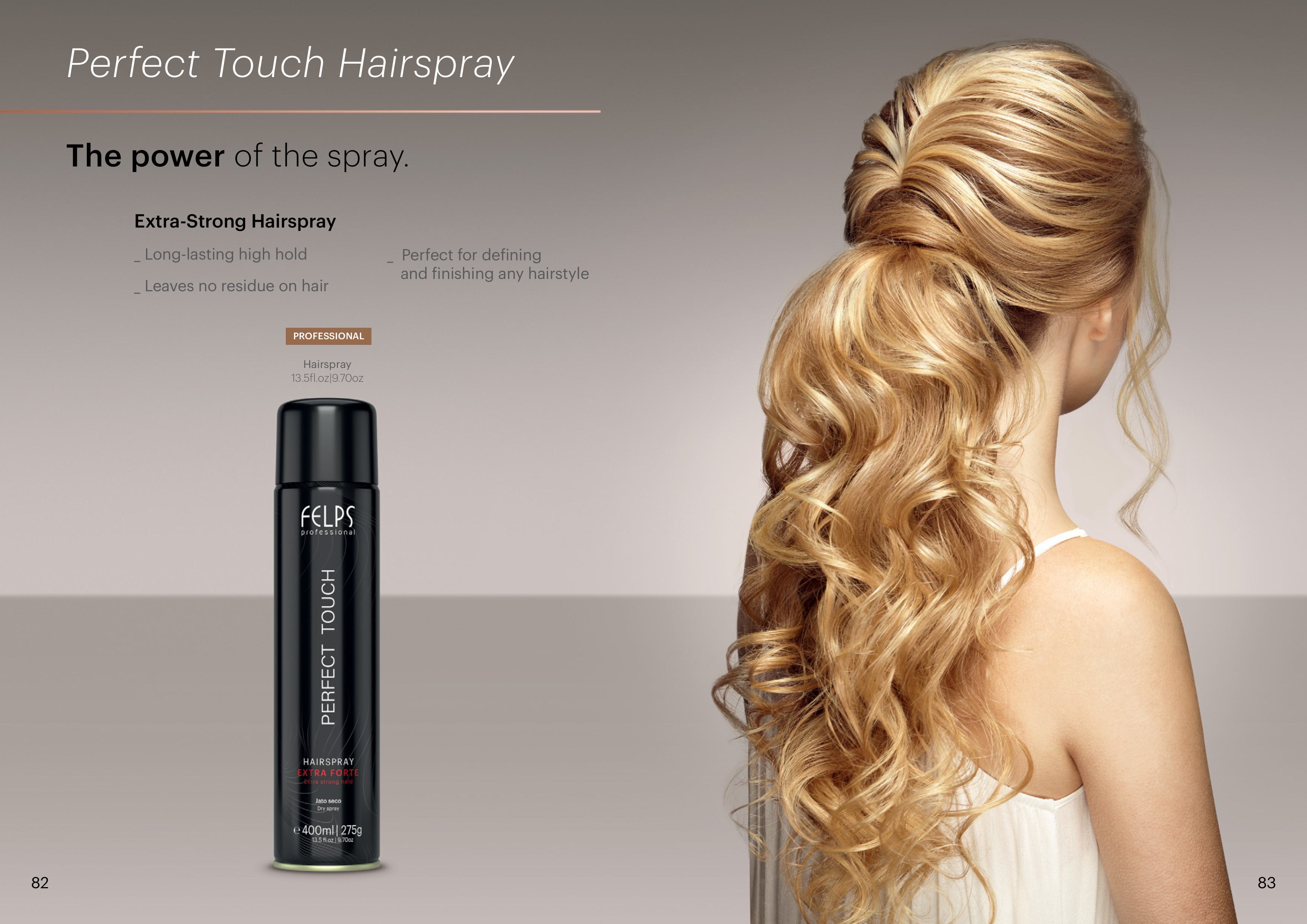Perfect Touch extra strong hold hairspray