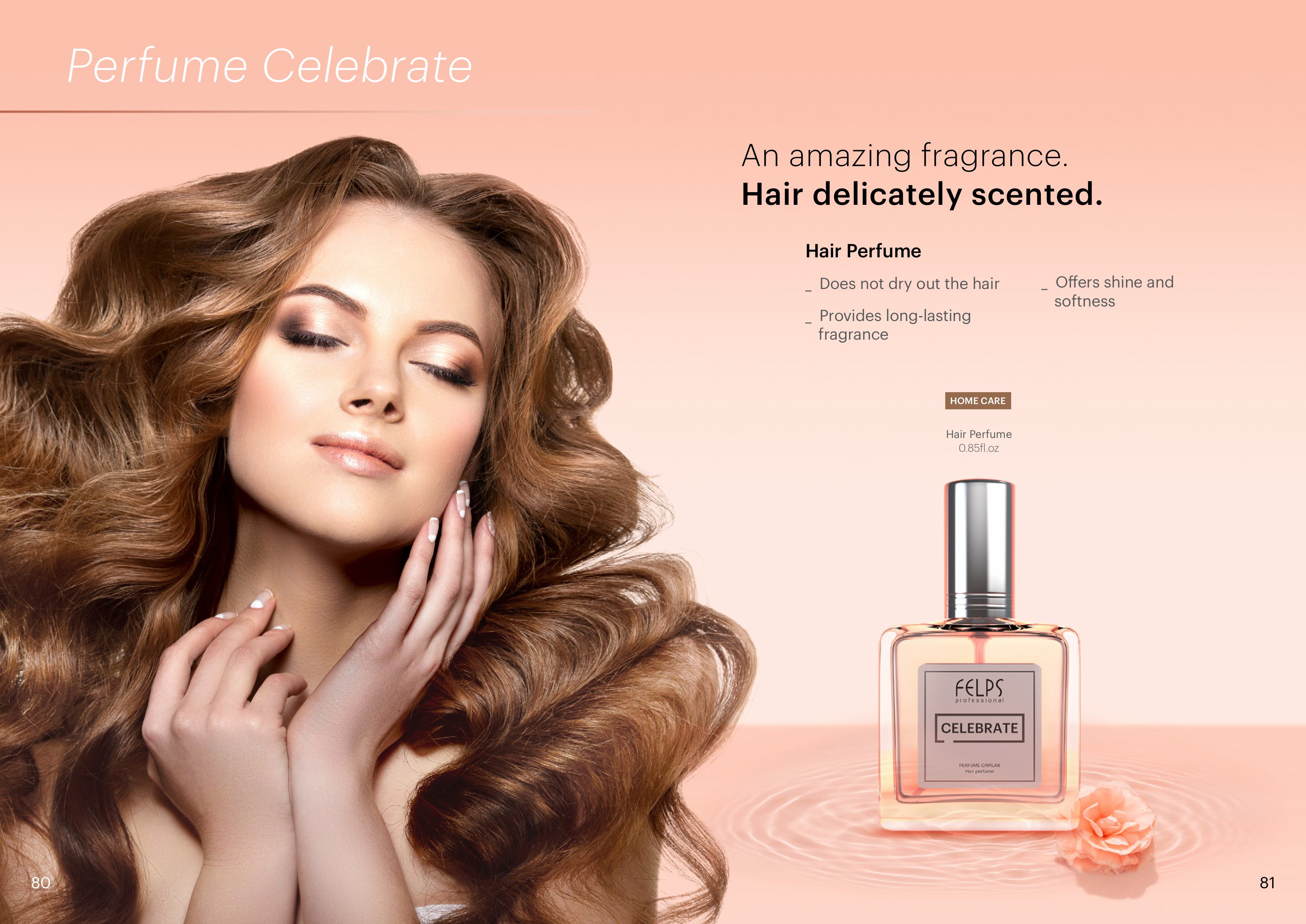 Celebrate hair perfume